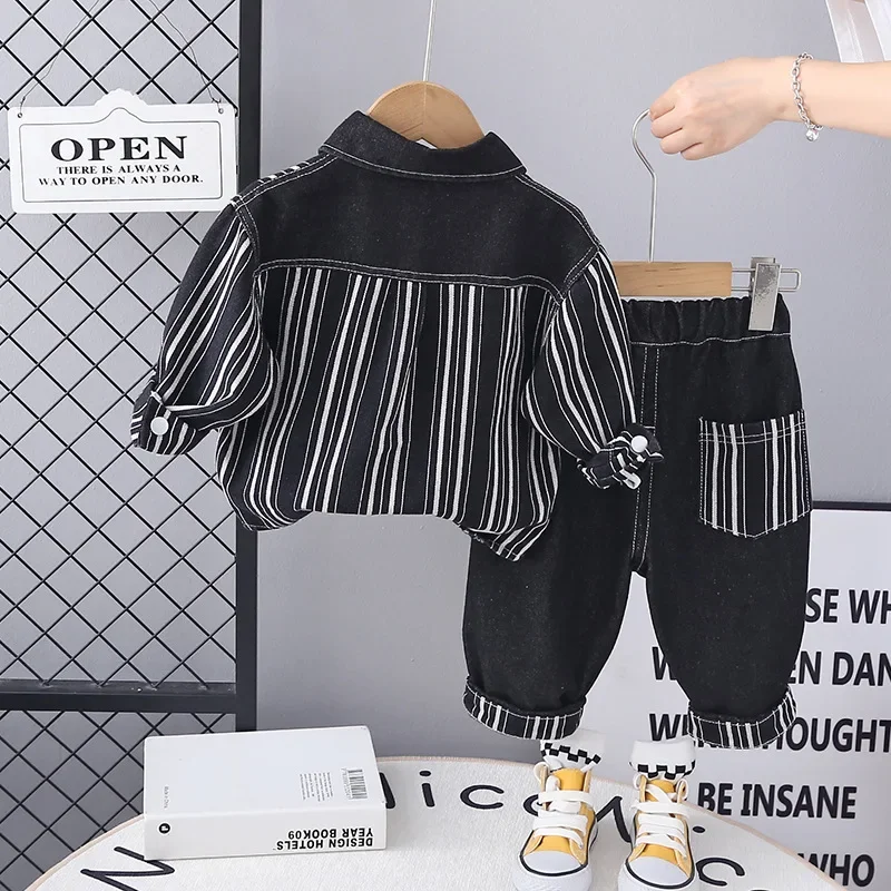 Chándal bebé chaqueta y pantalón primavera otoño Conjunto infantil - imagen 4