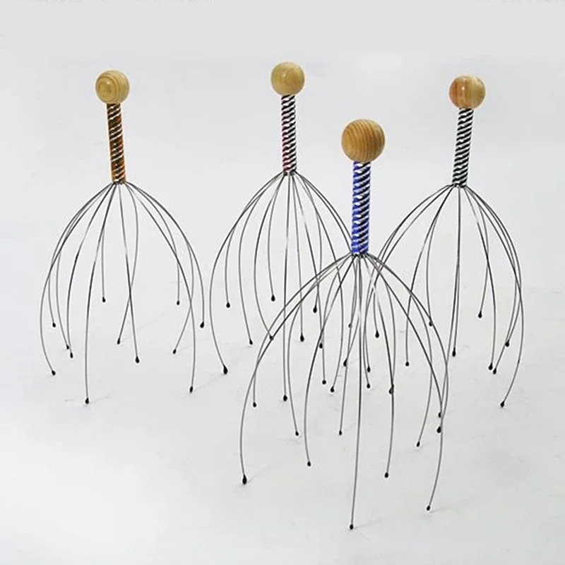 Masajeador de cabeza para niños con bolas de acero estilo spa - imagen 5