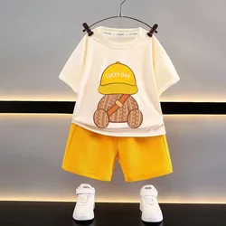 Conjunto de verano para niños: camiseta suelta y pantalón corto