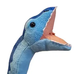 Peluche de dinosaurio suave como cojín decorativo para coche