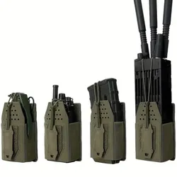 Bolsa táctica para walkie talkie con sistema Molle en exteriores