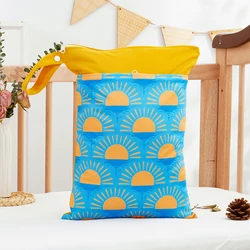 Elinfant Bolsa para pañales impermeable seco y húmedo portátil