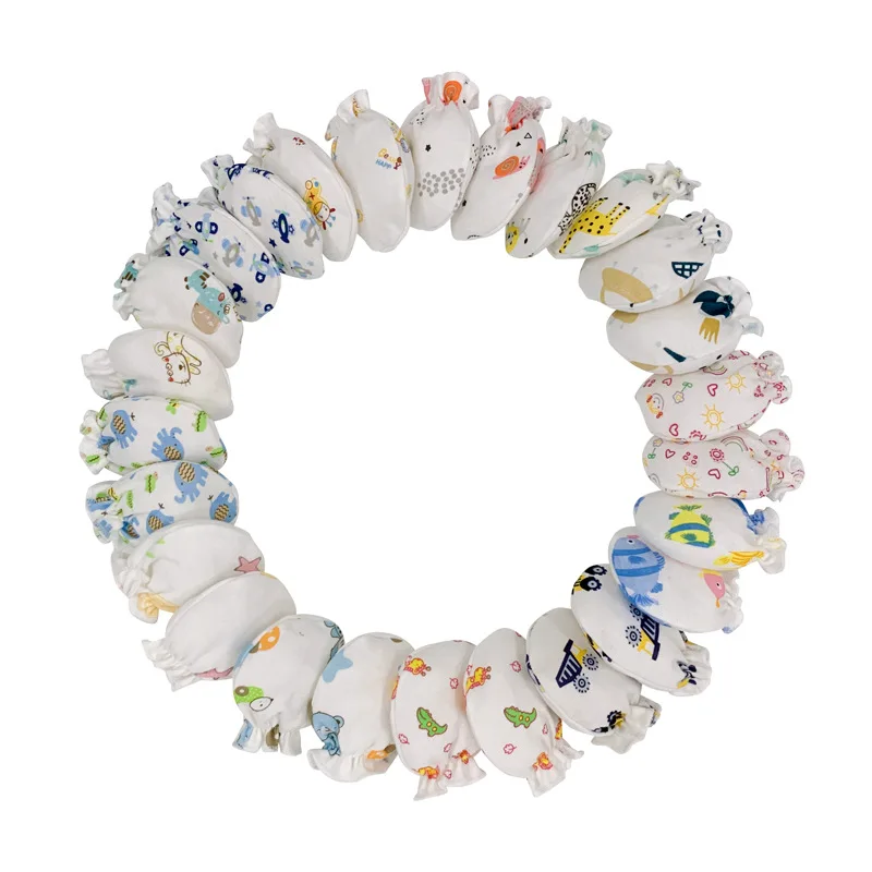 Guantes con acabado suave para 0-3 meses