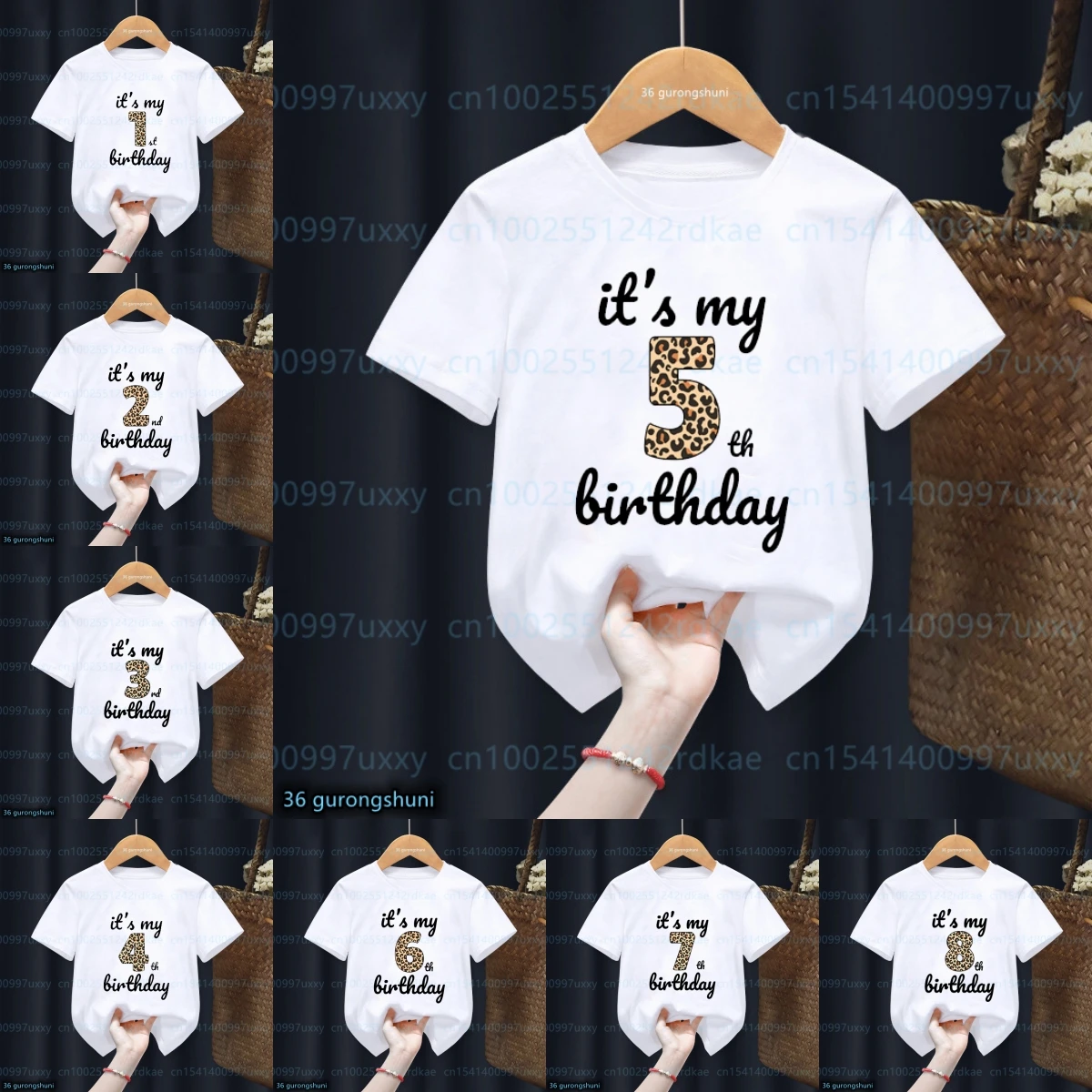 Camiseta leopardo niños manga corta - imagen 3