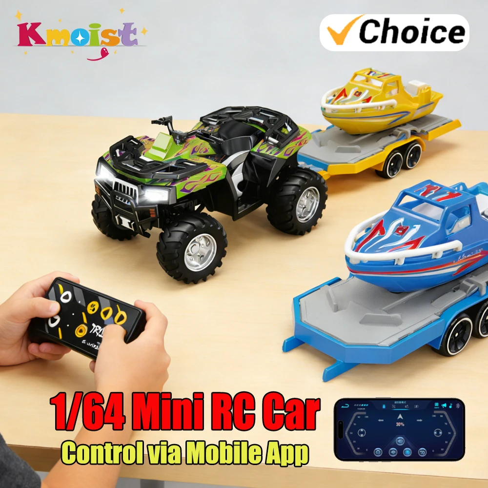 Mini coche RC todoterreno con control remoto para niños - imagen 3