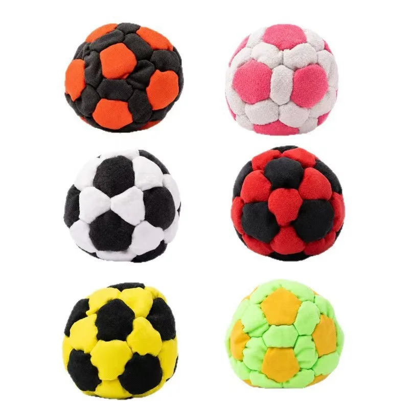 Pelota antiestrés infantil elástica con diseño de fútbol - imagen 4