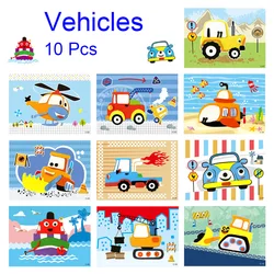 Kit pegatinas dinosaurios espuma EVA educativas niños DIY