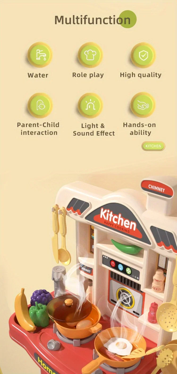 Accesorios de cocina para imitación