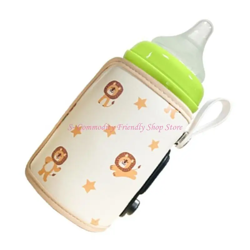 Bolsa calentadora de biberones portátil para viaje, funda ajustable - imagen 4