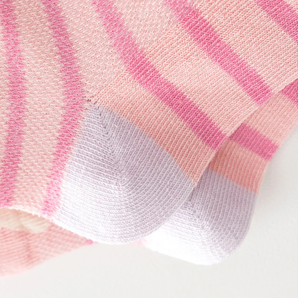 Calcetines tobilleros de malla transpirable para niñas, verano