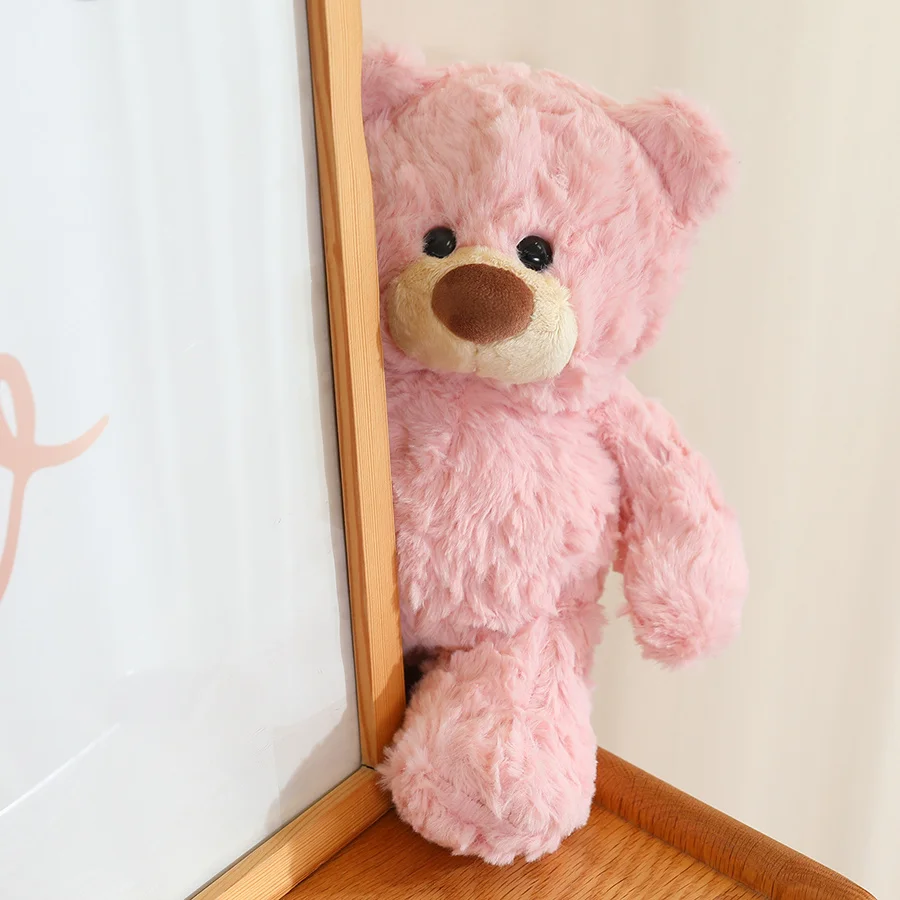 Peluche marrón rizado para decorar y abrazar