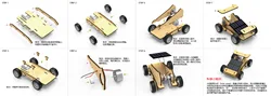 Kit de experimentos científicos para niños: coche solar y energía