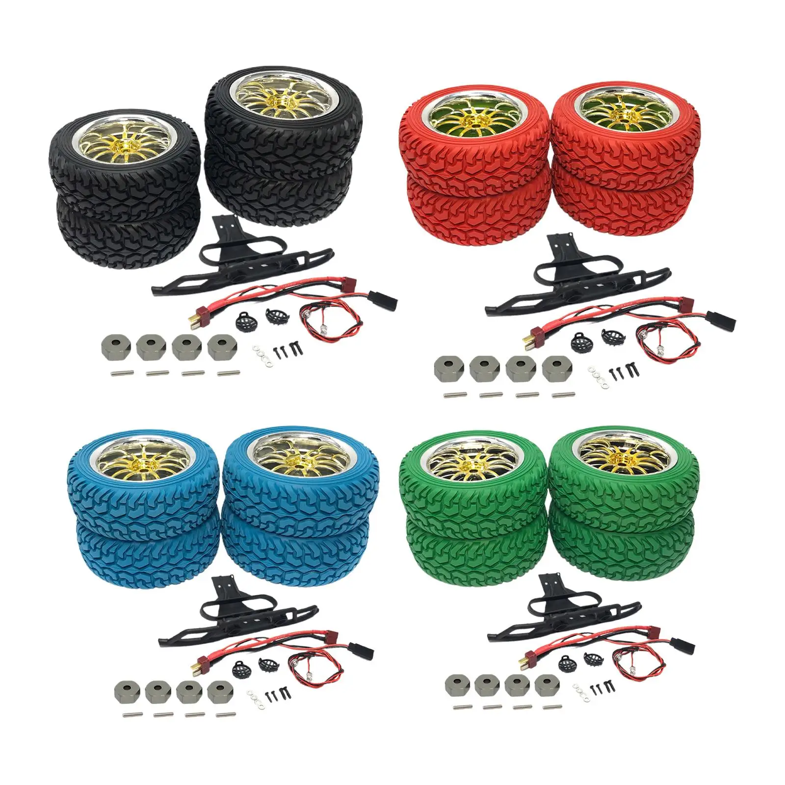 Neumáticos de goma RC para derrape 1:10, desgaste resistente - imagen 4