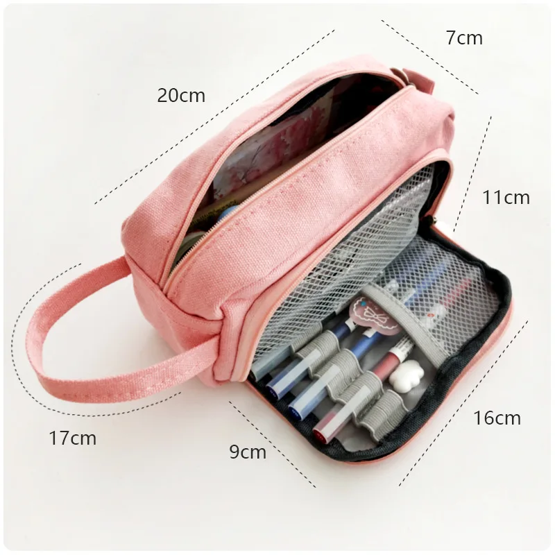 Estuche escolar kawaii infantil con gran capacidad – Estilo japonés