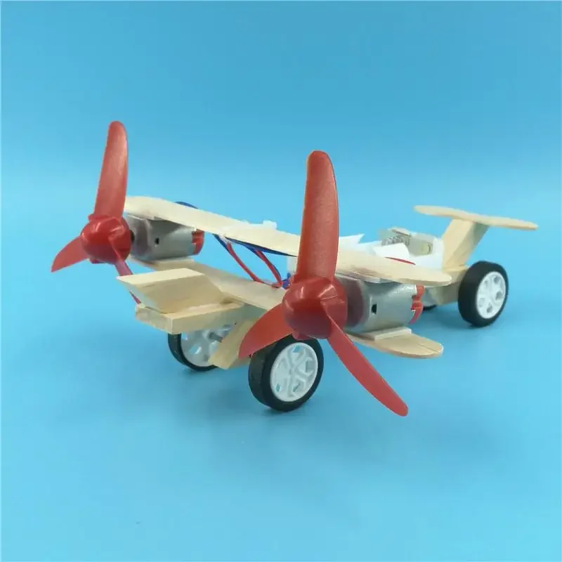 Avión biplano eléctrico educativo para niños – Montaje fácil - imagen 2