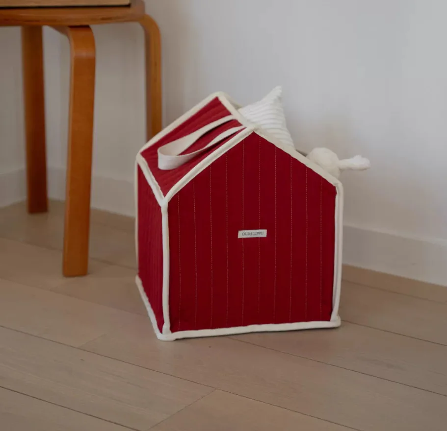 Cesta de almacenamiento de algodón para ropa y juguetes de bebé - imagen 3