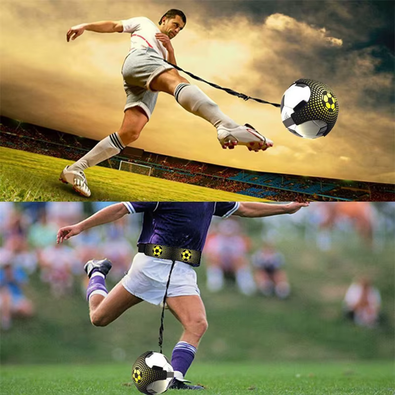 Entrenador circular de fútbol para niños – Cinturón elástico ajustable - imagen 5
