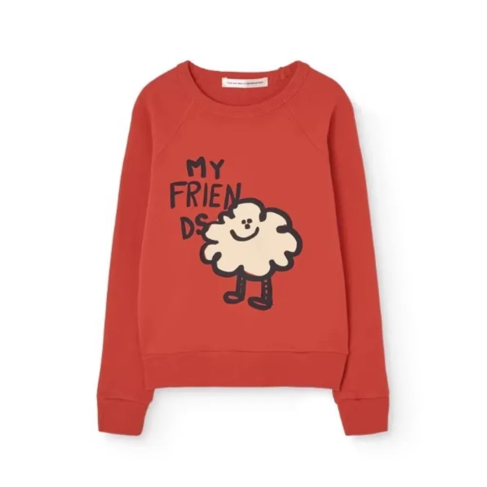 Sudadera con capucha de algodón infantil y dibujo animado