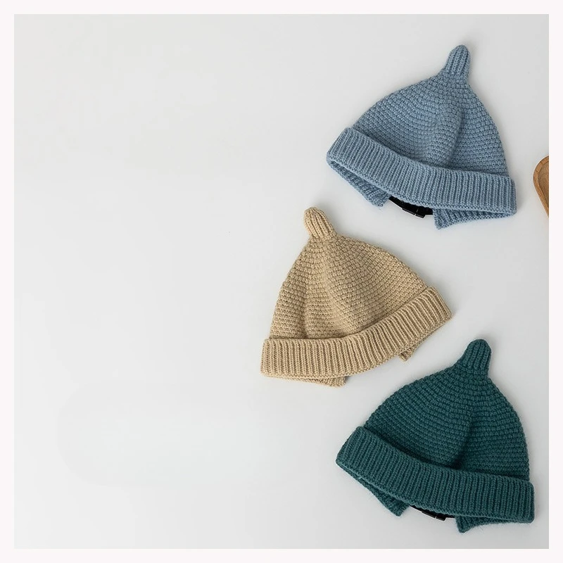 Gorro con orejeras cálido para bebé tejido a ganchillo - imagen 2