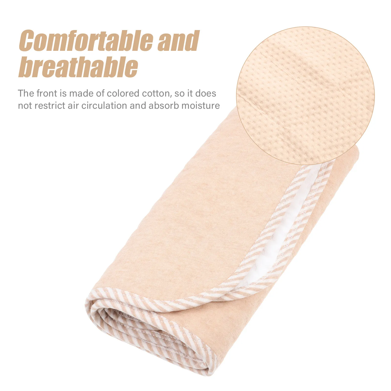 Colchoneta para cama de bebé impermeable y transpirable algodón - imagen 5