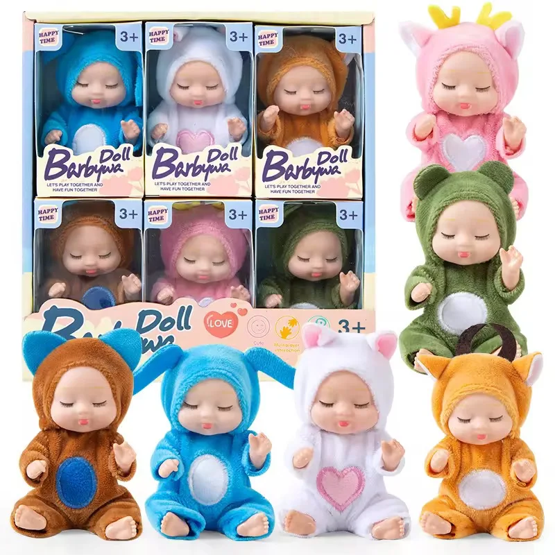 Muñeca Reborn con ropa de animales – BJD regalo recién nacido