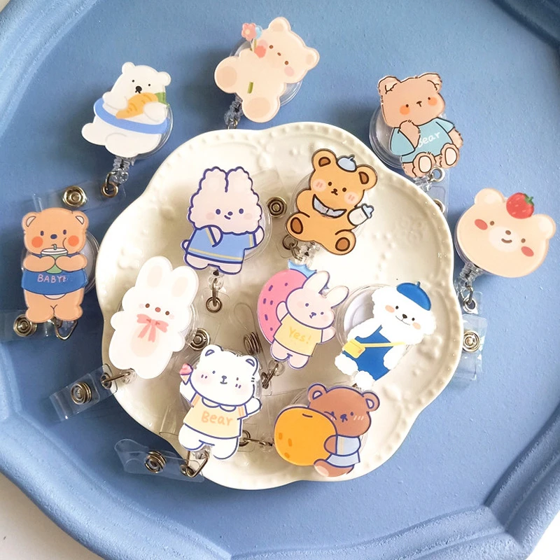 Portaetiquetas con diseño conejito