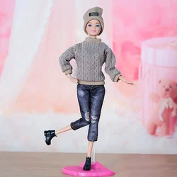 Conjunto muñeca para niña: sombrero, jersey y pantalón de juego