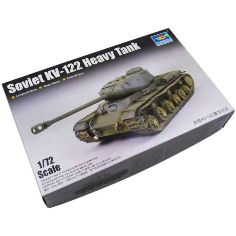 TRUMPETER KV-122 Maqueta de tanque soviético para montar