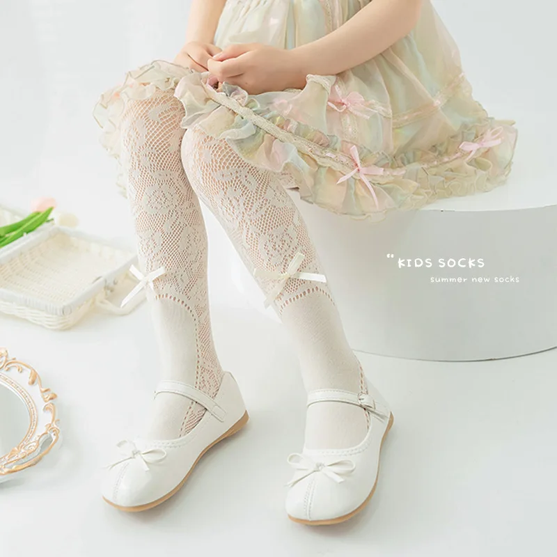 Lolita pantimedias de encaje transparente niña con cerezas - imagen 4