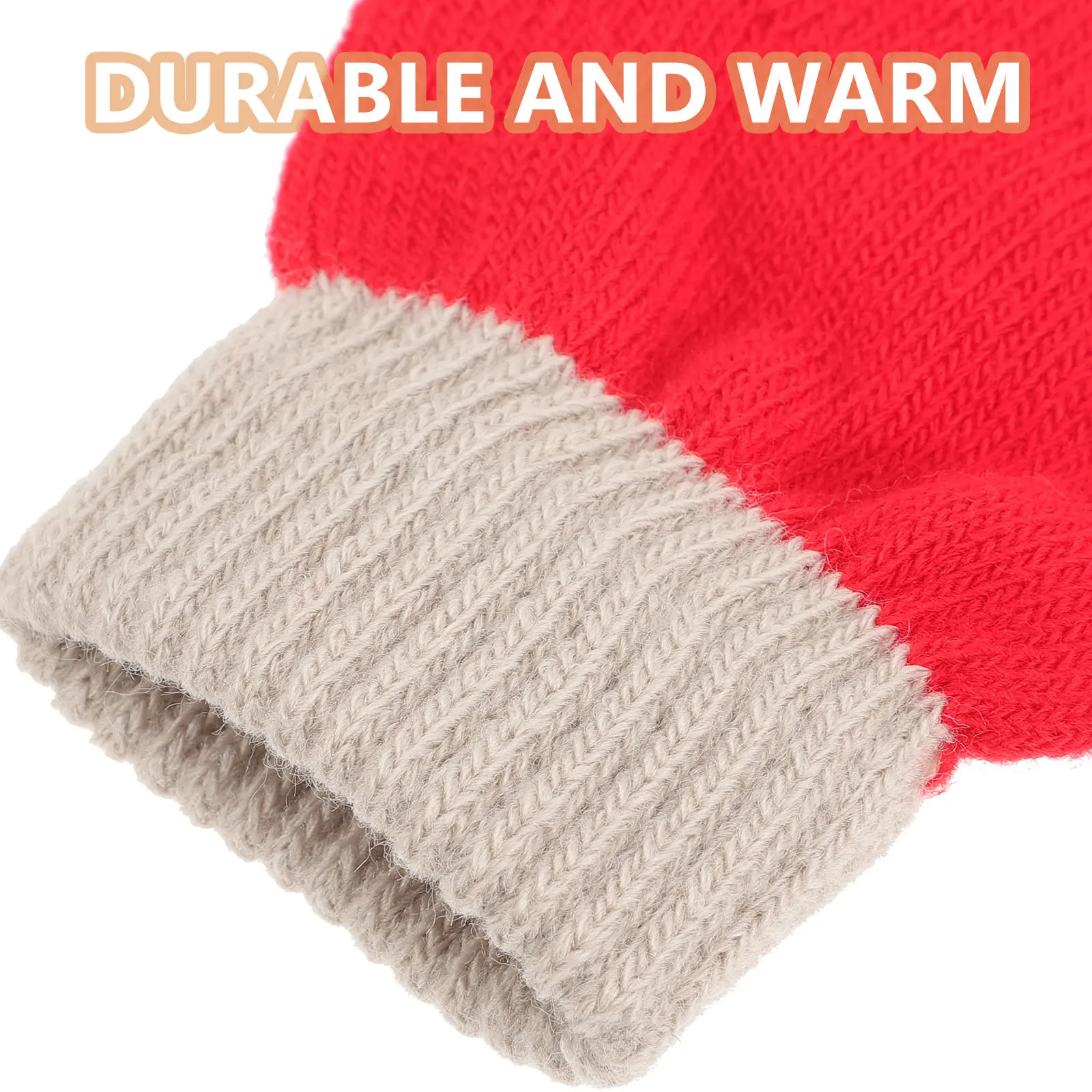 Guantes de invierno de punto suave, cálidos y compactos para niños - imagen 3