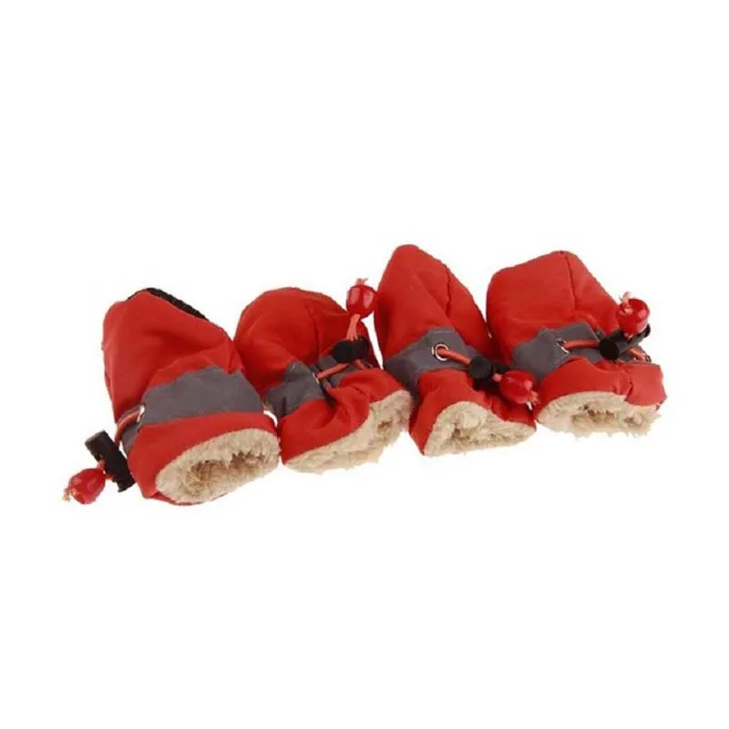 Botas impermeables para perros antideslizantes de goma cálidas invierno