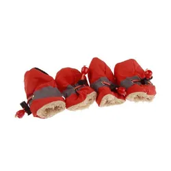 Botas impermeables para perros antideslizantes de goma cálidas invierno