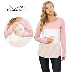 Camiseta maternity manga larga para otoño