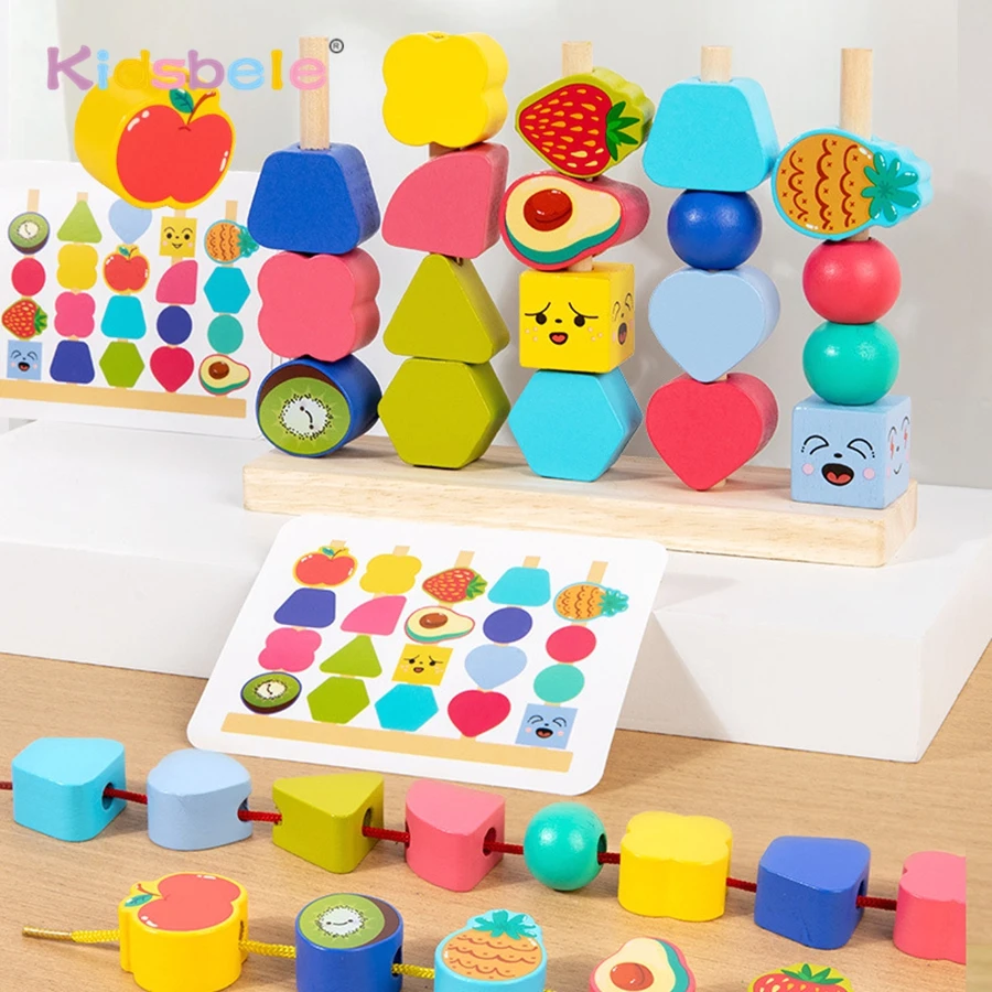 Detalle del juego tipo Montessori