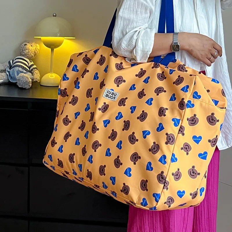 Bolsa organizadora impermeable para bebé con estampado oso - imagen 5