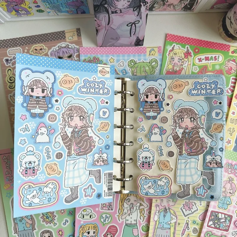 Pegatinas infantiles decorativas de personajes para diarios y álbumes - imagen 2
