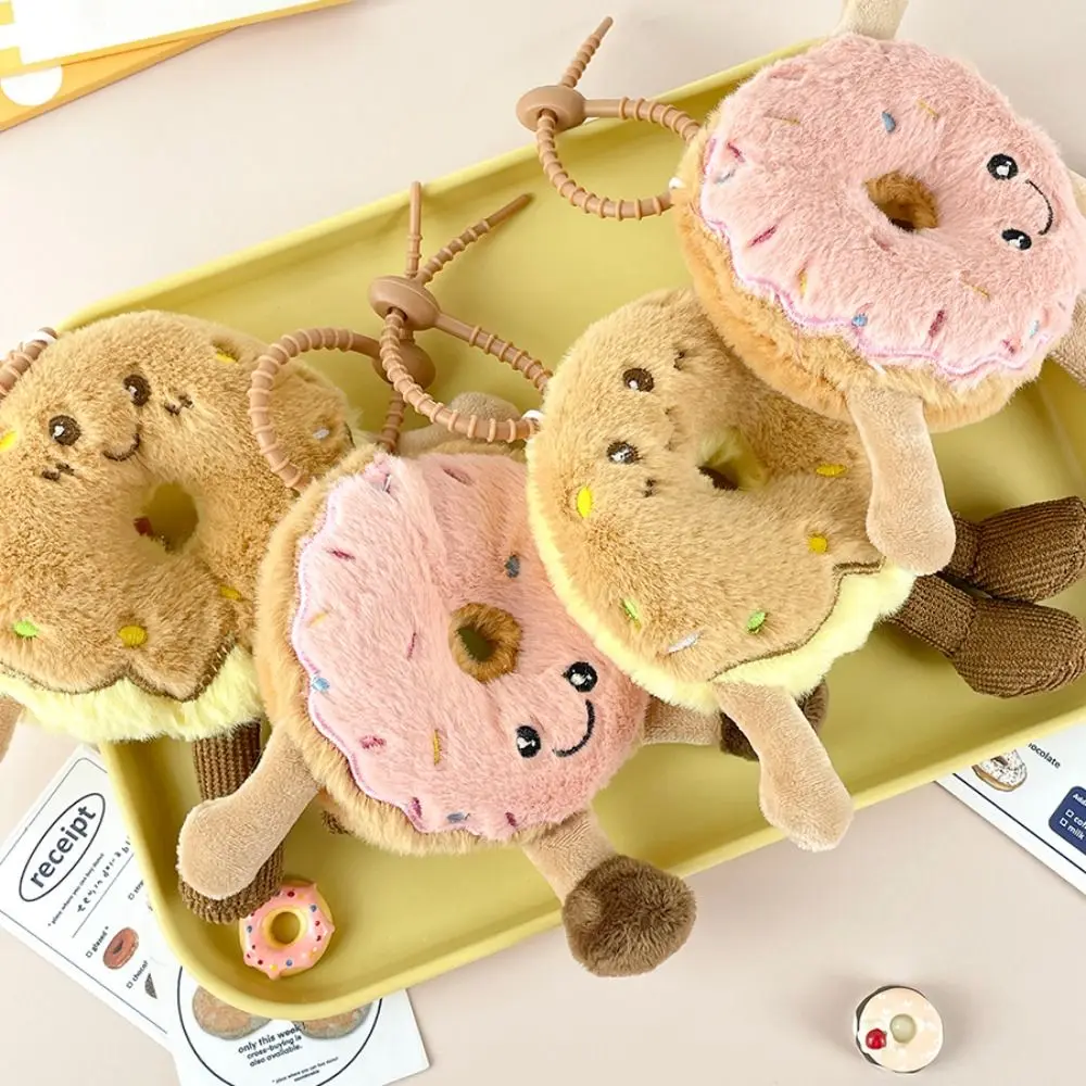 Llavero de peluche donut tierno y suave para llaves - imagen 4