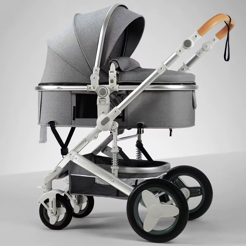 Cochecito 2 en 1 plegable para recién nacido – Seguridad total - imagen 3