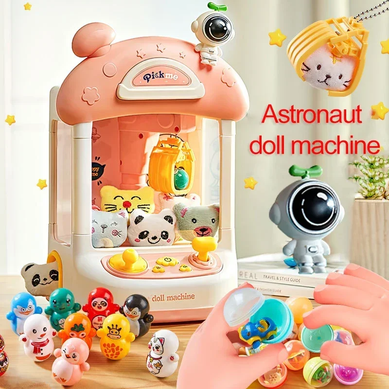 Máquina de garras para muñecas con clip: juego infantil de grúa