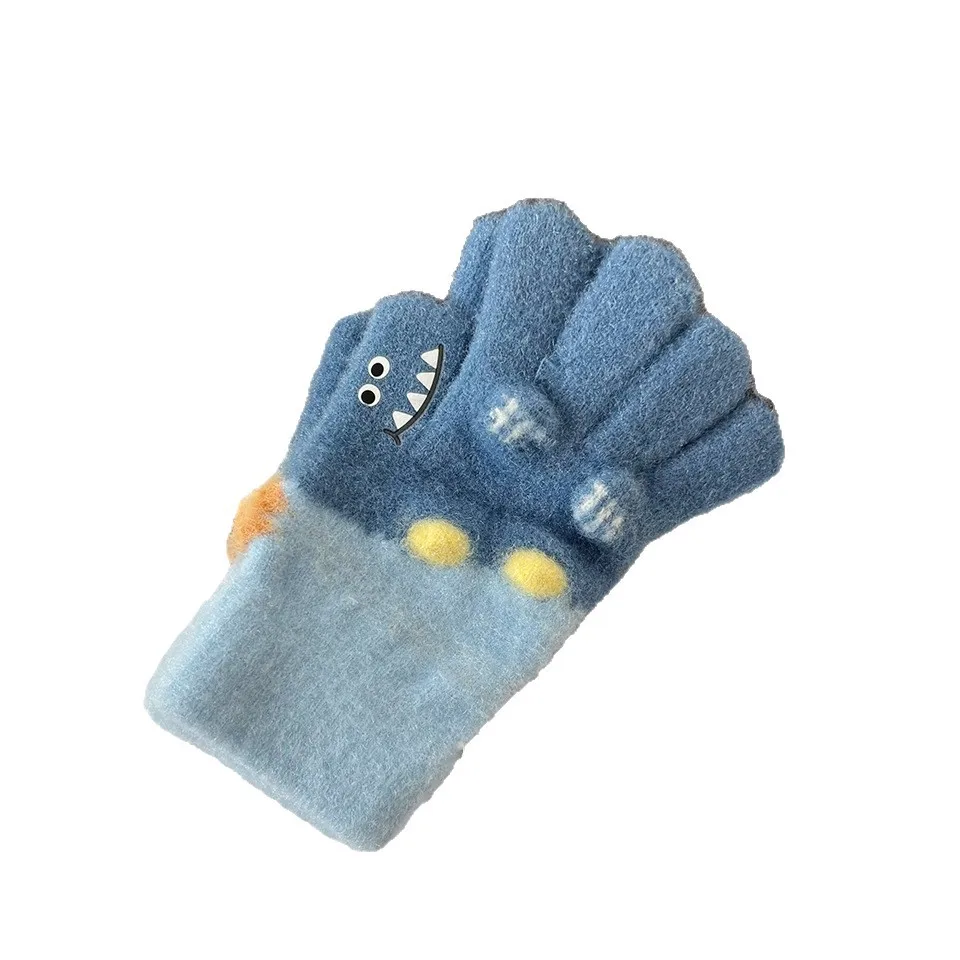 Guantes de cocodrilo para niños vista frontal