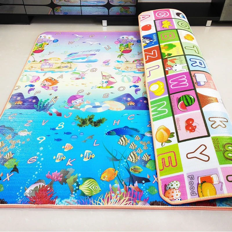 Alfombra de juego antideslizante para gateo ecológica plegable - imagen 2