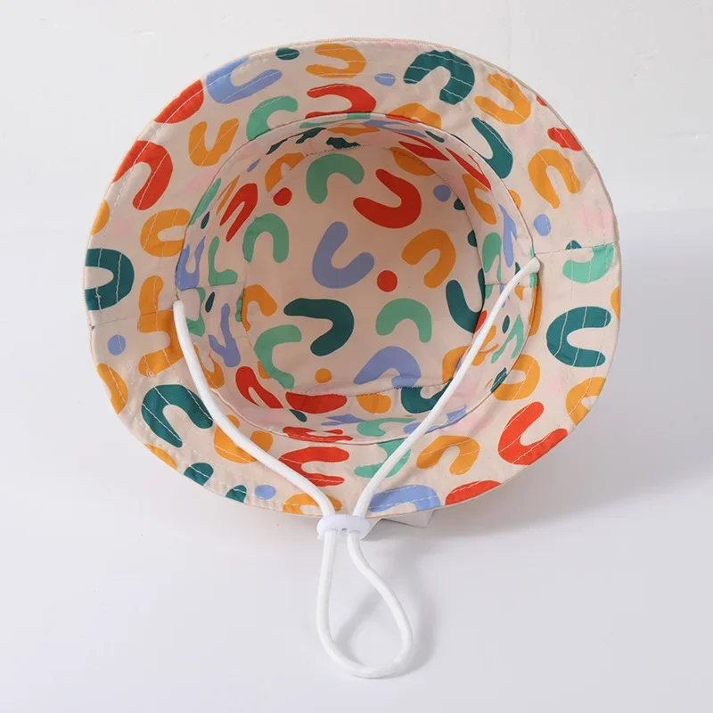 Sombrero de cubo bebé verano ligero a prueba de viento para viaje - imagen 4
