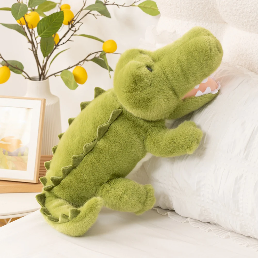 Peluche cocodrilo realista suave y abrazable con detalles - imagen 3