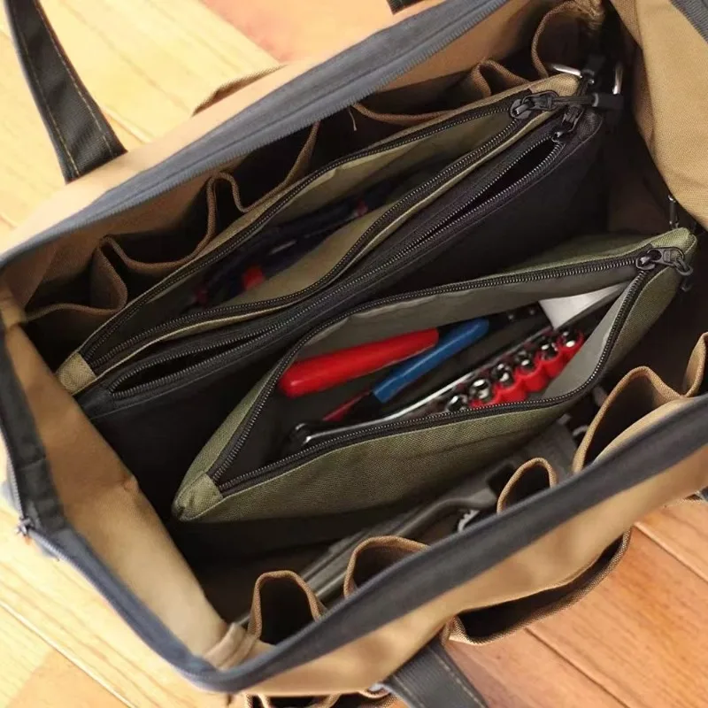 Bolsa de herramientas impermeable con cremallera para camping - imagen 4