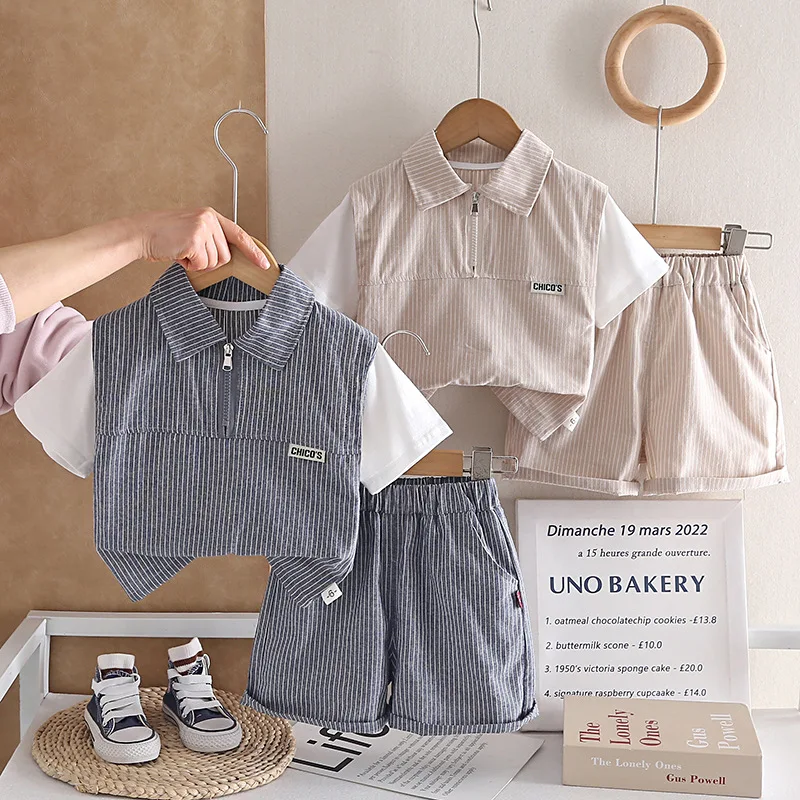 Conjunto de verano para bebé: camiseta y pantalón corto cómodo - imagen 3