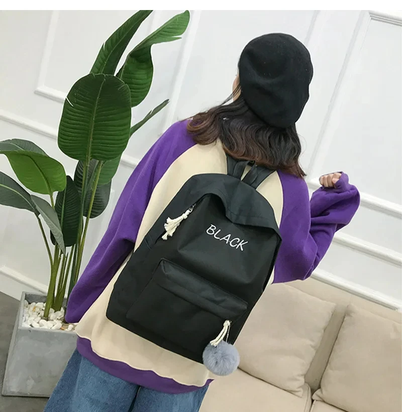 Set de mochilas y accesorios para el colegio
