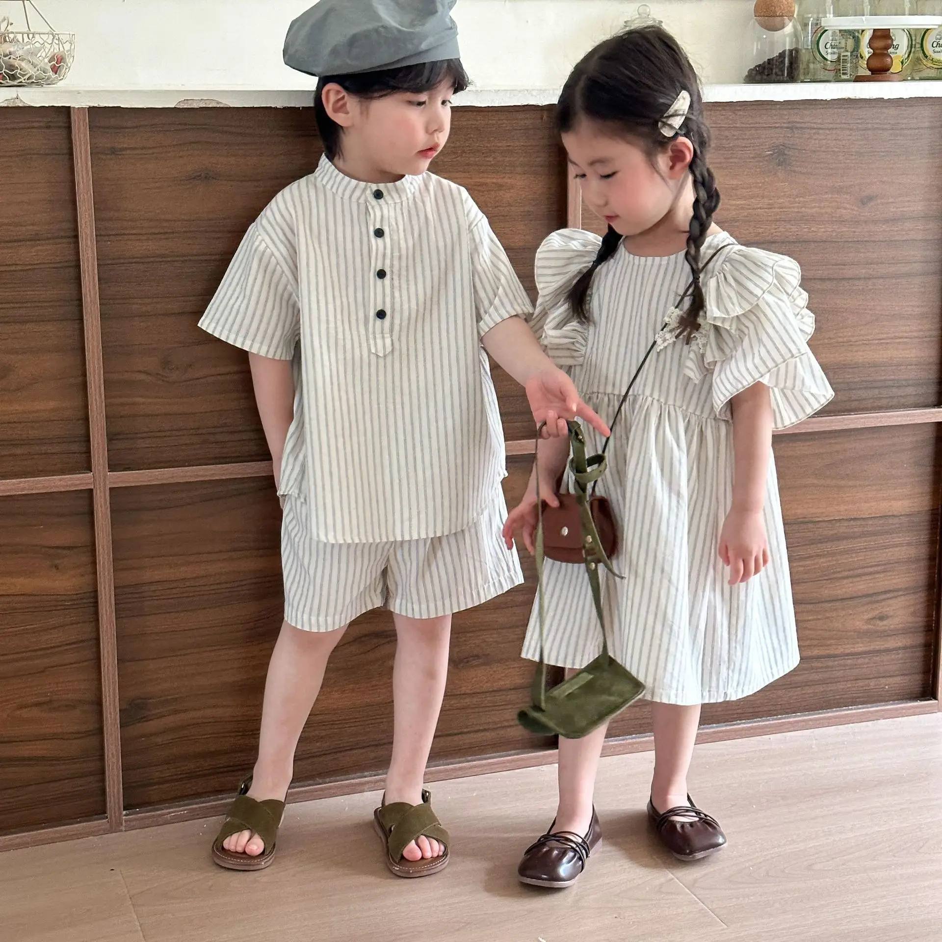 Conjunto verano infantil algodón: camiseta manga corta y shorts - imagen 3