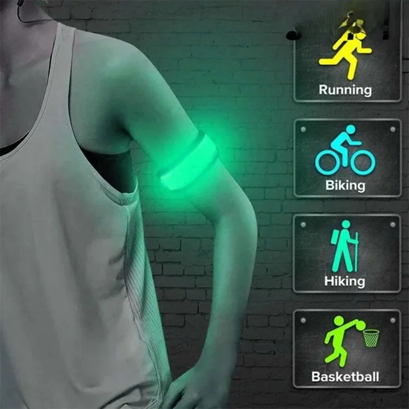 Pulsera LED infantil intermitente para correr de noche - imagen 4