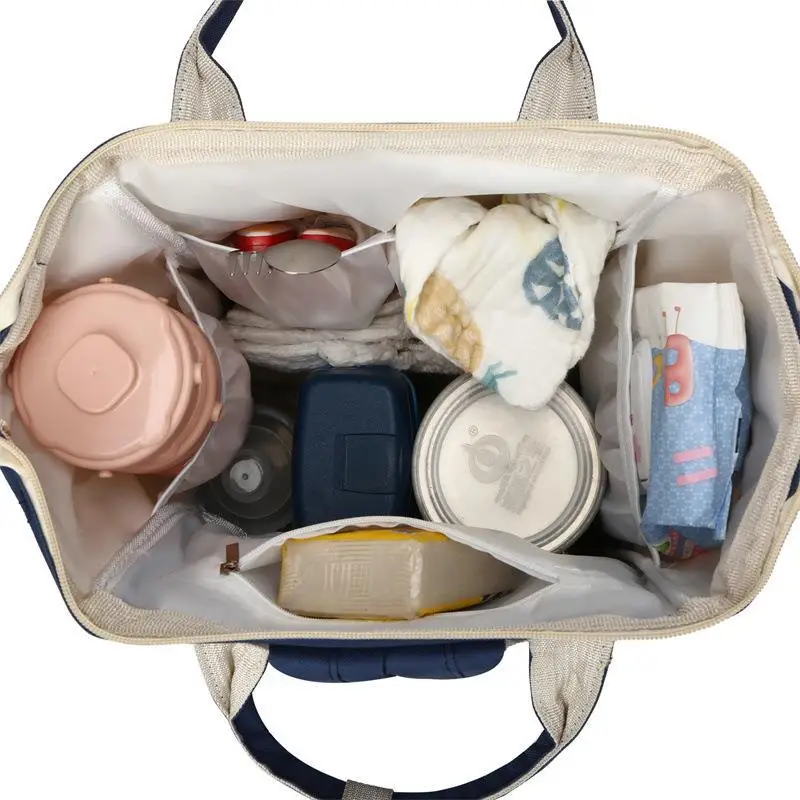Bolsa de mamá impermeable multiusos con separación seco y húmedo - imagen 3