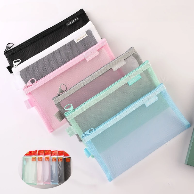 Estuche de lápices escolar de nailon – Bolsa portátilscollar para estudiantes